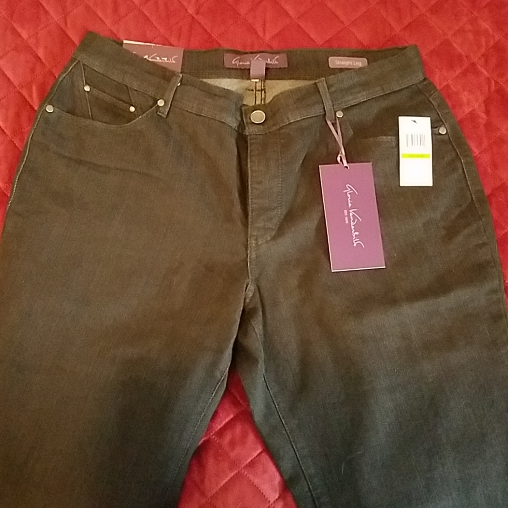 Gloria Vanderbilt Straight Leg Jeans - 16W Short - Picture 2 of 8